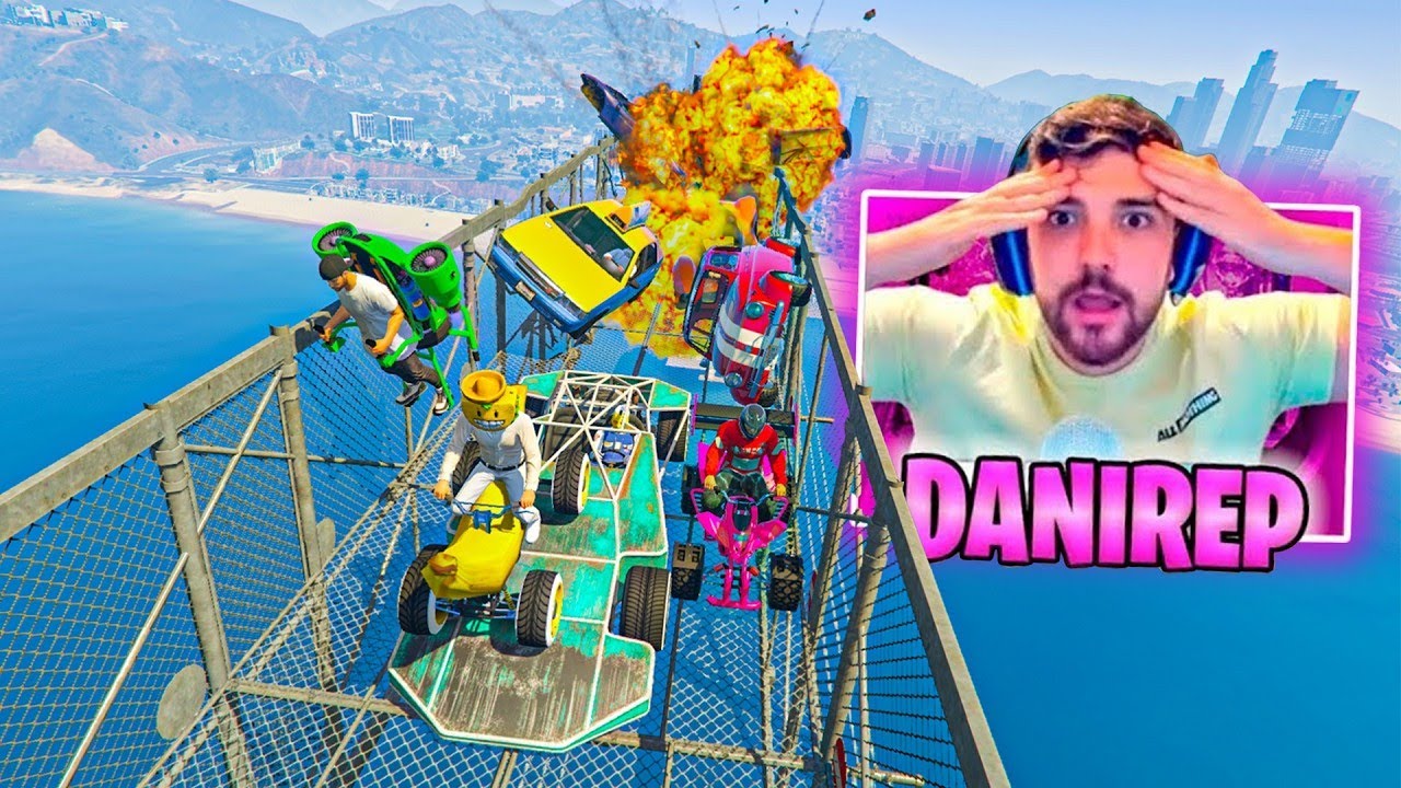 CARA A CARA ENTRE REJAS CON COCHES ALEATORIOS!! LA MAYOR LOCURA!! - GTA 5 ONLINE