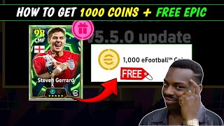 Download lagu FREE Epic Gerrard   1000 Coins 😳 New Friend Invite Campaign Explained! 🔥 eFootball 2026 mp3