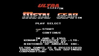 Metal Gear (NES) - Stealth Run - 5 Alerts / 0 Stuns