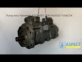 text_video Hydraulic Pump assembly Kawasaki VOE14638307
