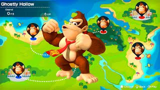 Super Mario Party - Donkey Kong: Ghostly Hollow !- Challenge Road - Unlock Master Difficult