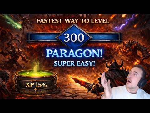 How to get to Paragon 300 FAST 🔥 Diablo 4 XP Method