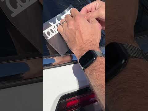 Installing your Color Shock Decal