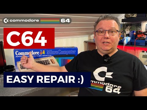 Very easy Commodore 64 black screen repair #comMAYdore