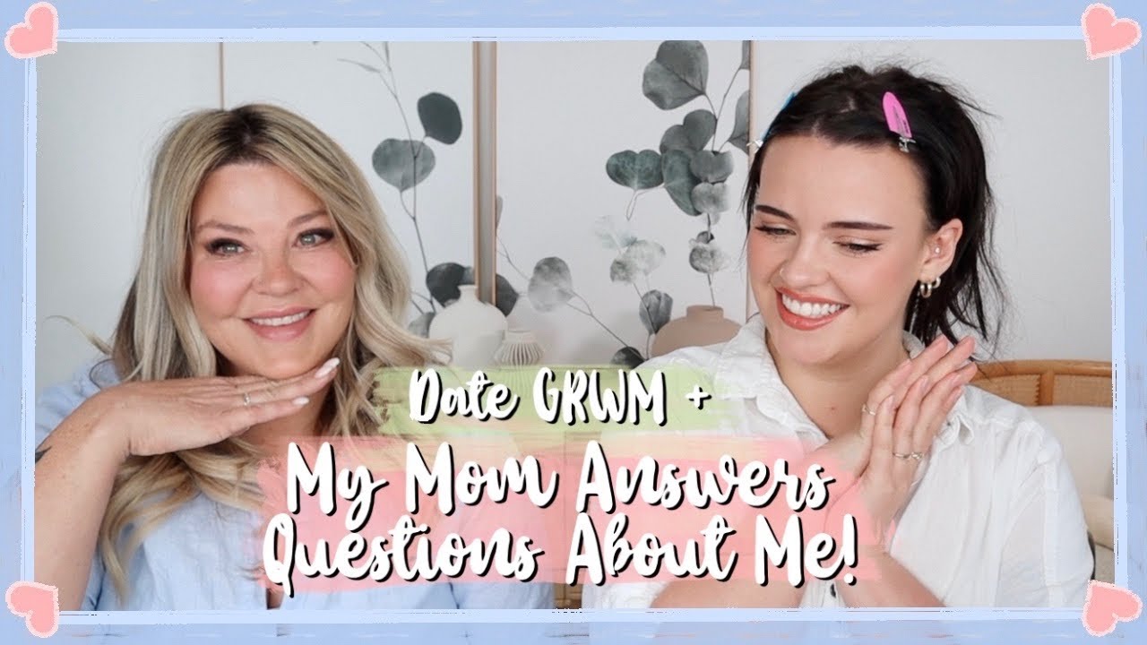 MOM ANSWERS QUESTIONS ABOUT ME WHILE I GET READY FOR A DATE!!! 👀 | JULIA ADAMS