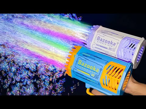 Bazooka Bubble Gun Unbox and Review 2022 - Does it work？