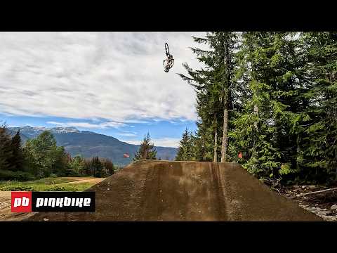 10-Year-Old Goes HUGE at the Whistler Bike Park