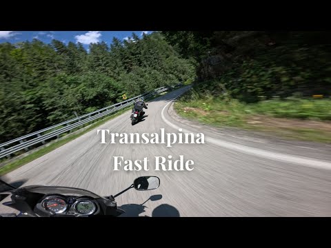 Transalpina Fastride - Suzuki GSF 1250 S Bandit chasing BMW R1200GS (Engine sound only) - PART TWO