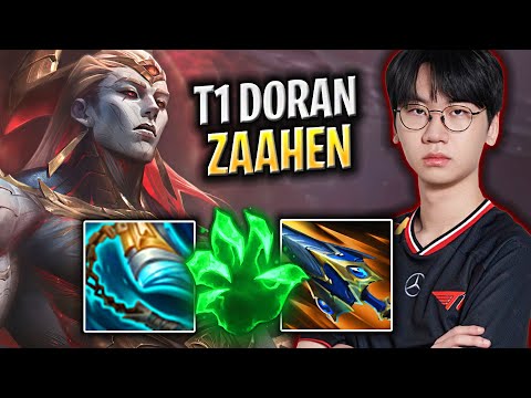 T1 DORAN PLAYS NEW CHAMPION ZAAHEN TOP! | Doran Plays Zaahen vs Quinn TOP!