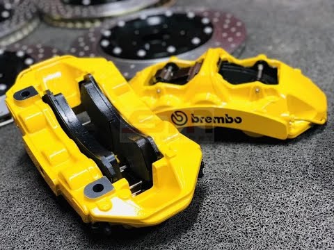 Original Genuine 6pot Brembo GT6 18z 355mm Big Brake Kit Fullset Plug & Play Vellfire Alphard Toyota
