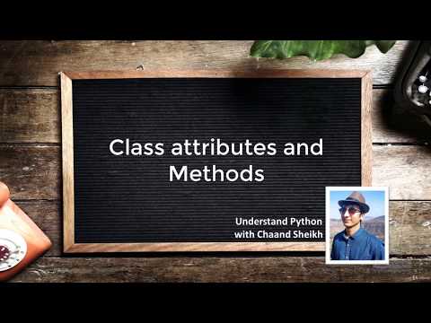 31 Class Attributes And Methods Oop In Python Python Tutorials For Beginners