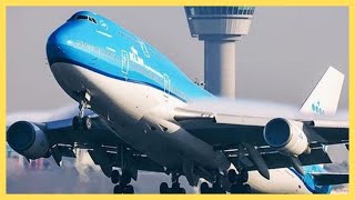 Plane taking off from the airport