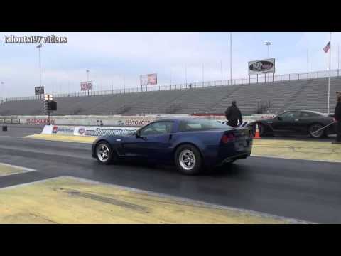1500hp twin turbo Corvette track passes