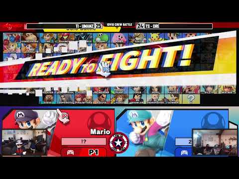 umanz (Mario) vs Dre (Mario) - Team Infamous vs Team Spot - 10v10 Crew Battle