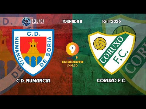 🔴 C.D. NUMANCIA vs CORUXO F.C. | JORNADA 11 | TEMPORADA 25-26 | SEGUNDA FEDERACIÓN
