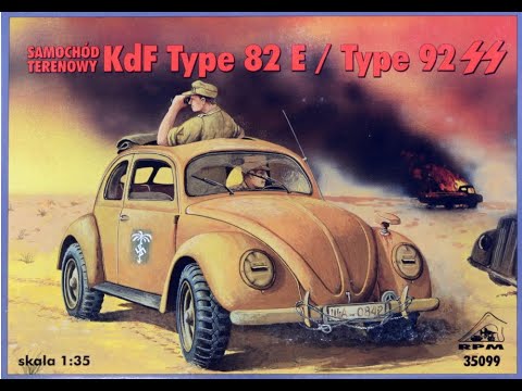 Little Rig - RPM 1/35 KDF typ 82E Volkswagen #scalemodels #kdf #ww2 #DAK