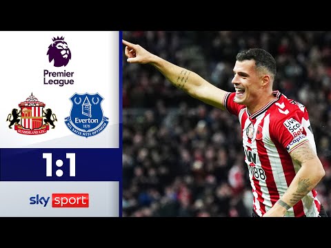 Xhakas 1. Tor rettet Sunderland | AFC Sunderland - FC Everton | Highlights - Premier League 2025/26