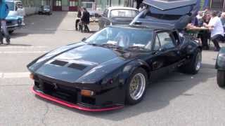 preview picture of video 'Rare Black De Tomaso Pantera 1976 - Walk Around - Engine Showcase - Engine details'