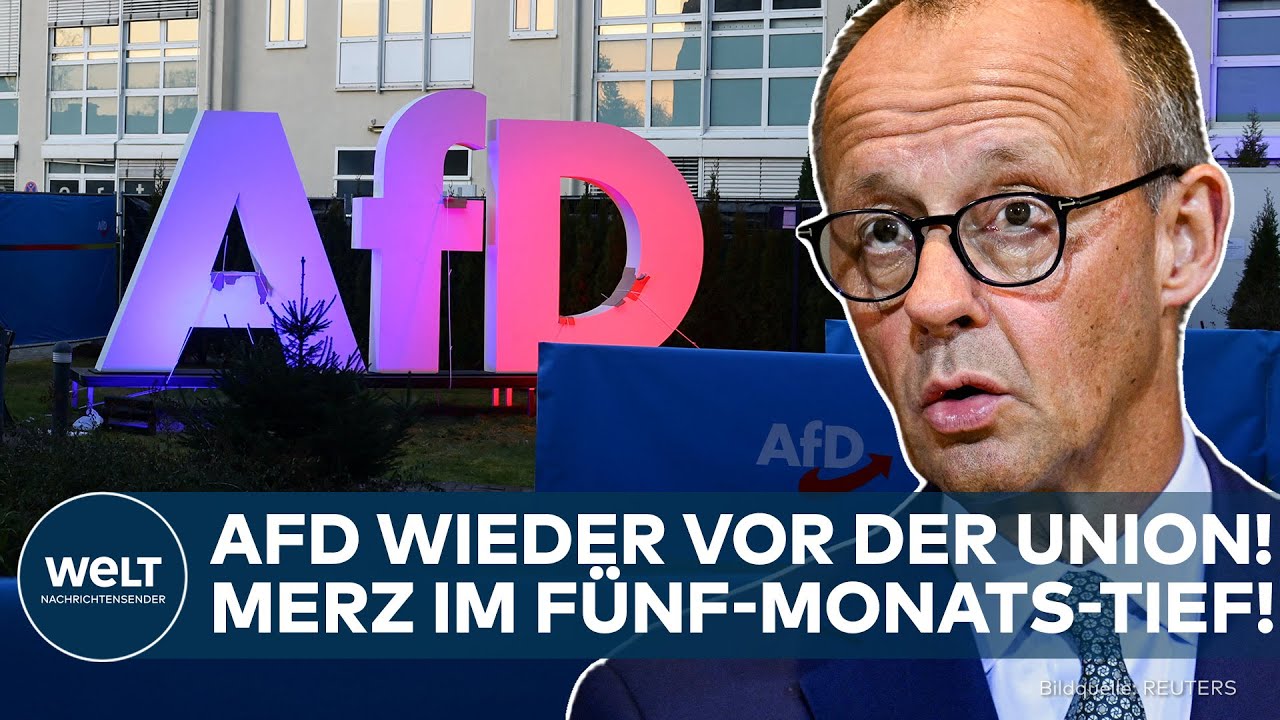 UMFRAGE-KNALL: AfD wieder vor der Union! – Machtverschiebung hält weiter an!