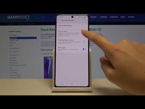 How to Enable Auto Control in SAMSUNG Galaxy Note 20 Camera