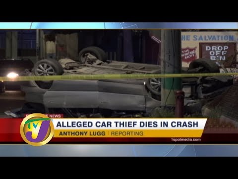 TVJ News Today: Alleged Car Thief Dies in Crash - July 6 2019