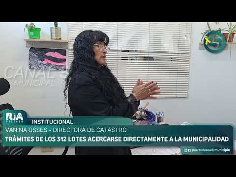 🔷Vanina Osses - Directora de Catastro