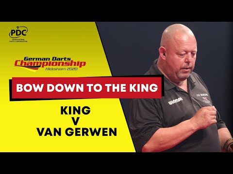 BOW DOWN TO THE KING! | Van Gerwen v King | 2020 German Darts Championship