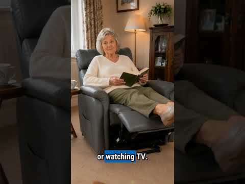Leather Riser Recliner | Riser Recliner Dual Motor | Silent Operation