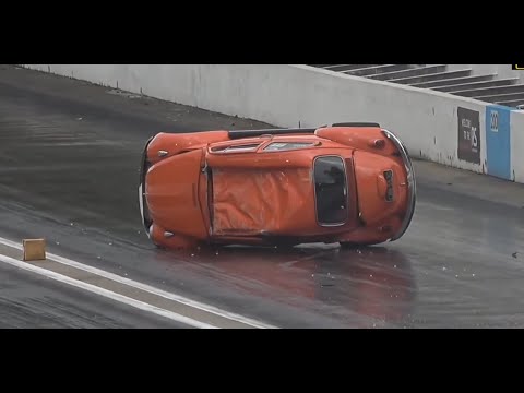 Acidente: Fusca recordista "Crush Killer" capota no Spid 05/04/2025