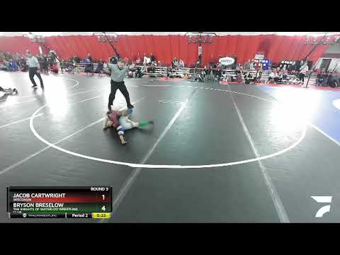 79-88 Lbs Round 3 - Bryson Breselow, The Knights Of Waterloo Wrestling Club Vs Jacob Cartwright, W