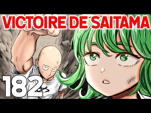 ONE PUNCH MAN 182 - VICTOIRE DE SAITAMA ! TATSUMAKI VS SAITAMA FIN | REVIEW MANGA