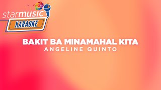 Bakit Ba Minamahal Kita - Angeline Quinto (Karaoke)