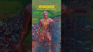 Download lagu Statue of hindubhushan|World's tallest140ft statue of ch. Sambhaji maharaj inaugurated today in pune mp3