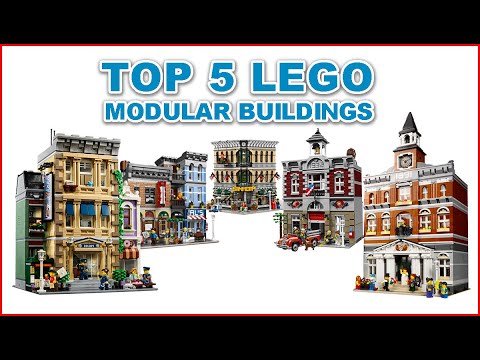 COMPILATION Top 5 Creator Expert Modular Buildings Speed Build - Brick Builder