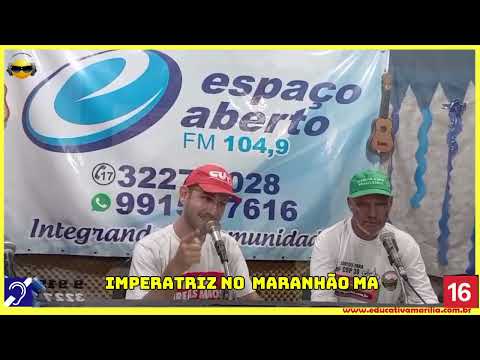 Tv Educativa Profº Mestre Rafael Giovanetti Teixeira, Ademar Aparecido de Jesus, na Rádio do Trabalhador, Apresentado pelo Radialista Sérgio Sampaio  em São José do Rio Preto  Projeto Epopéia Tio Dema de Marília S.P Rumo a Cop 30 2025