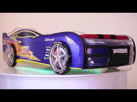 Процесс сборки кроватки машинки Romack Kiddy