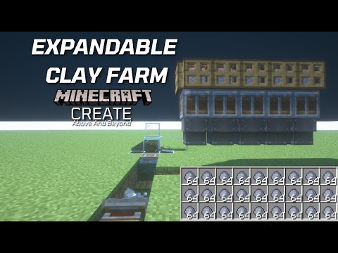Create Automated Clay Farm Tutorial | Create Above and Beyond Modpack