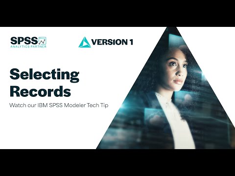 Selecting Records in IBM SPSS Modeler