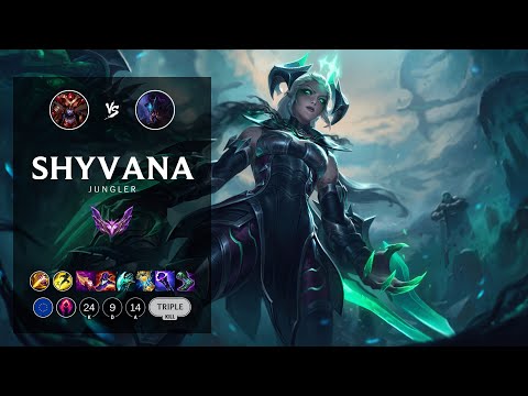 Shyvana Jungle vs Rek'Sai - EUW Master Patch 12.19