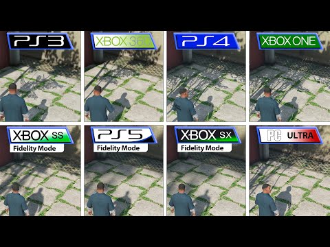 Grand Theft Auto V | Xbox 360 - One - Series - PS3 - PS4 - PS5 - PC | All Versions Comparison