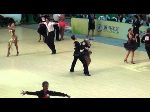Arturs Voitsehovichs - Anastasija Golubtsova WDSF Youth World Championship ( 2nd round Samba )