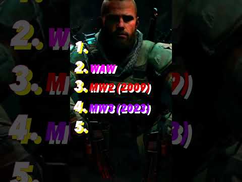 Ranking 5 COD Main Menu Themes Without Knowing the Next One #Shorts