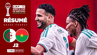 Résumé : MAHREZ qualifie l'ALGÉRIE en battant le BURKINA FASO !