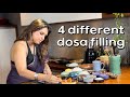 4 different dosa filling with 4 different chutneys |kitchen tales by Neethu |ASMR video