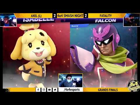 SSBU - 4o4 Smash Night 8 - MYM| Axel~ (Isabelle) vs Fatality (Captain Falcon) - Grand Final