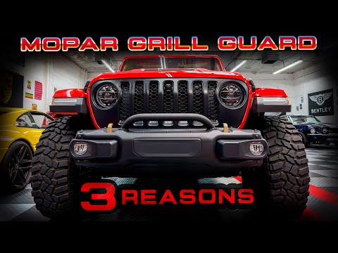 3 Reasons to Buy the Mopar Grill Guard for your Jeep + INSTALL!