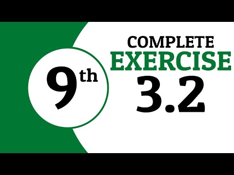 Exercise 3.2 - 9th Class Math | Waqas Nasir