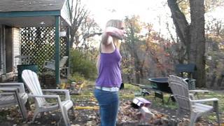 Hula Hooping to &quot;My Obsession&quot; by Breathe Carolina