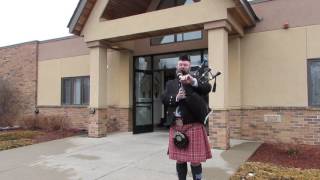 Bagpipe at Don's Funeral