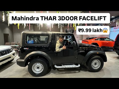 New Mahindra Thar 3 Door Facelift AXT Base Variant Review 2025 - Detailed || Mahindra Thar  2025|| 